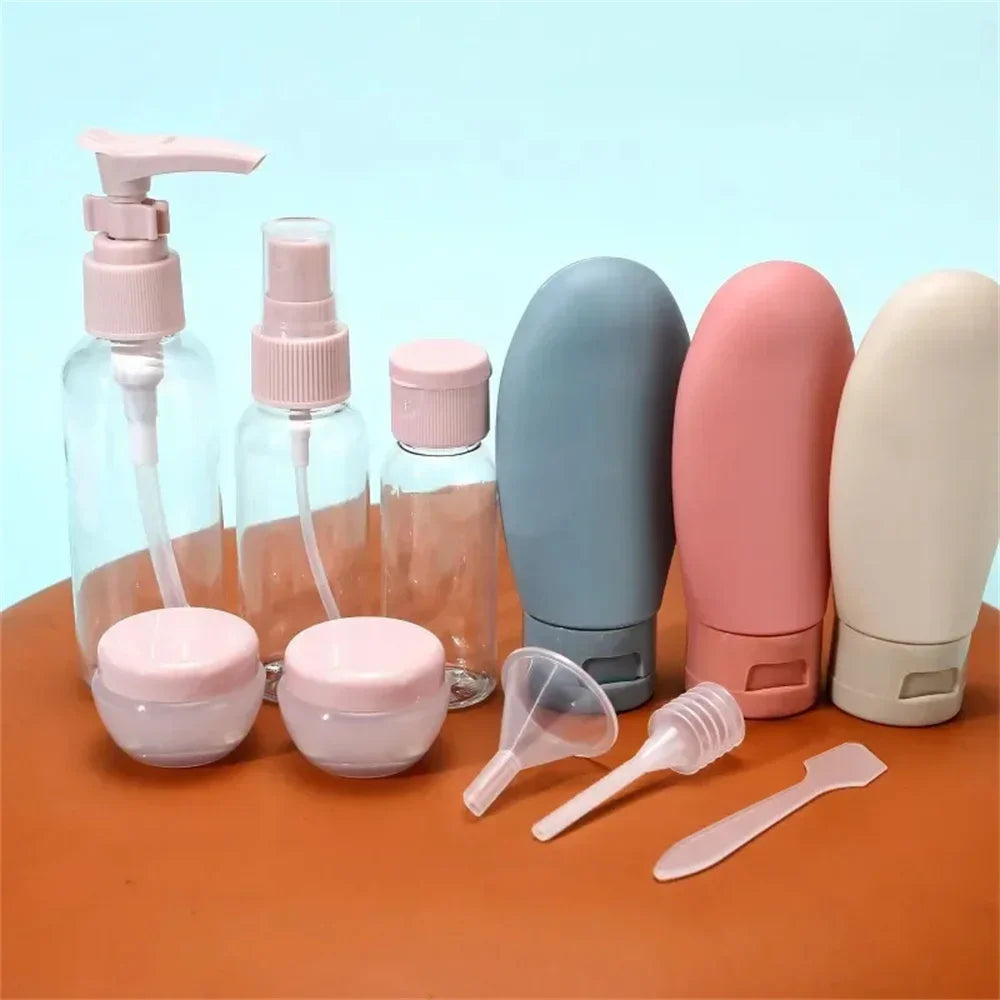 EssentialS Bag | 11pcs Travel Bottles Set With Storage - Rodammy
