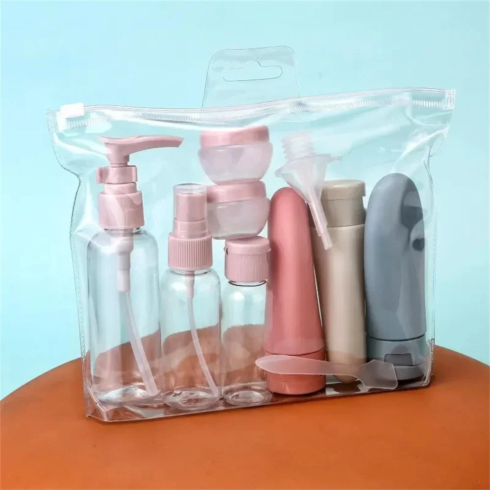 EssentialS Bag | 11pcs Travel Bottles Set With Storage - Rodammy