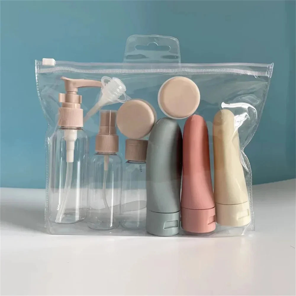 EssentialS Bag | 11pcs Travel Bottles Set With Storage - Rodammy