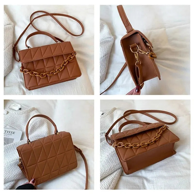 Verra Crossbody | Square Plaid Crossbody Bag - Rodammy